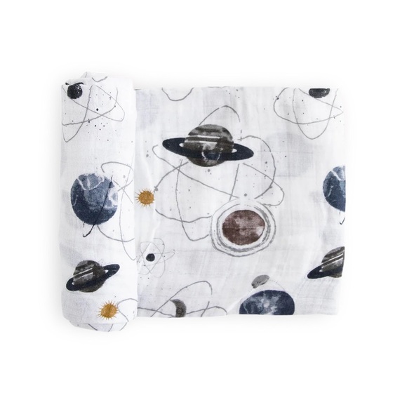 Outer Space Cotton Muslin Swaddle - Picture 2 of 3